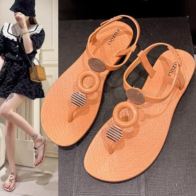 Sandalen Damenschuhe Sommer Retro Damen Sandalen Lässige Damenschuhe Zehenfreie Schuhe Frau Party Damen Schuhwerk Sandale Damen