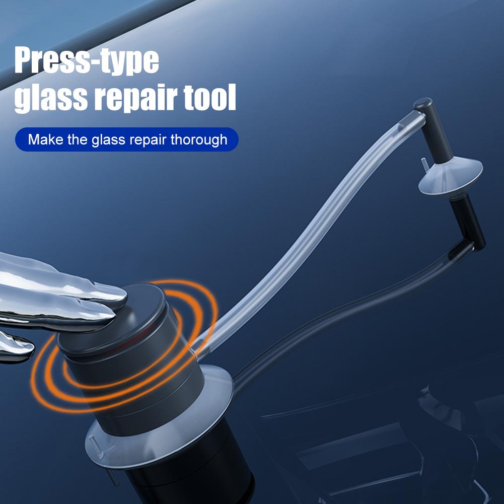 2025 New Exhaust Pump Type-Car Windshield Repair Tools Kit Auto Glass Windscreen Crack Repair Set for Window Car Accessories