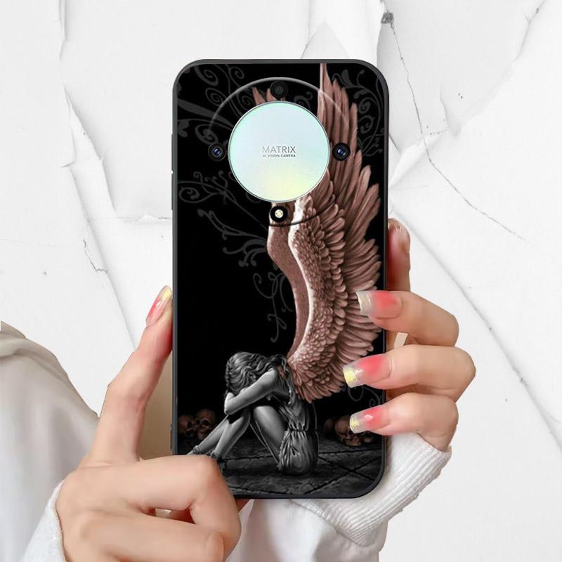 

For Honor Magic 6 Lite Case Full Package Matte Shockproof Soft Silicone Protective Cover For Honor X9b Magic6 Lite Phone Case Honor X9b
