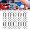 100PCS Insulated Clip 20A High Accuracy Process Elasticity with PVC Insulating Shth for Experimental Test Wire