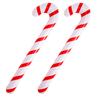 90cm Aufblasbarer Weihnachtszuckerstangen-Ballon Gehstöcke 2025 Weihnachtsdekoration für Zuhause 2025 Neujahrspartyartikel Kindergeschenk