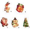 Living Room Wall Christmas Themed Flash Light Waterproof Lamp Battery Operated Home Office Hotel Decoration Holiday Ornament