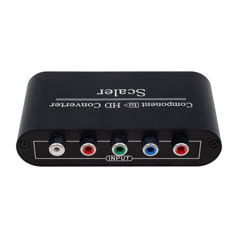 YPbPr to HDMI Converter 1080P Audio Video Adapter with L/R Audio for PS2 DVD PSP Xbox Laptop PC to TV Monitor