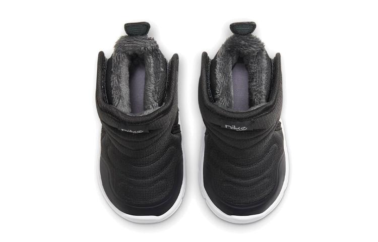 Nike Novice Fleece Lined Slip Resistant Thermal High Top Snow Boots Black Infant And Toddler AV8338-004