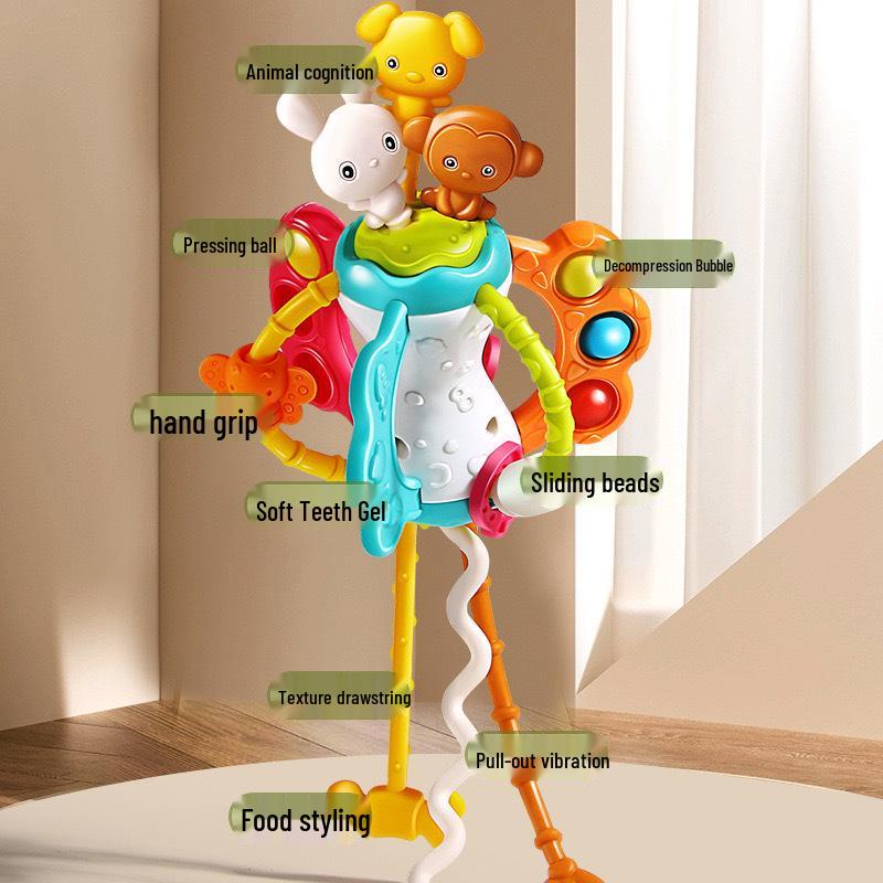 

Cross-Border Guyu UFO Finger-Pull Toy: Pressable, Chewable, Enlightening Fun for Early Education