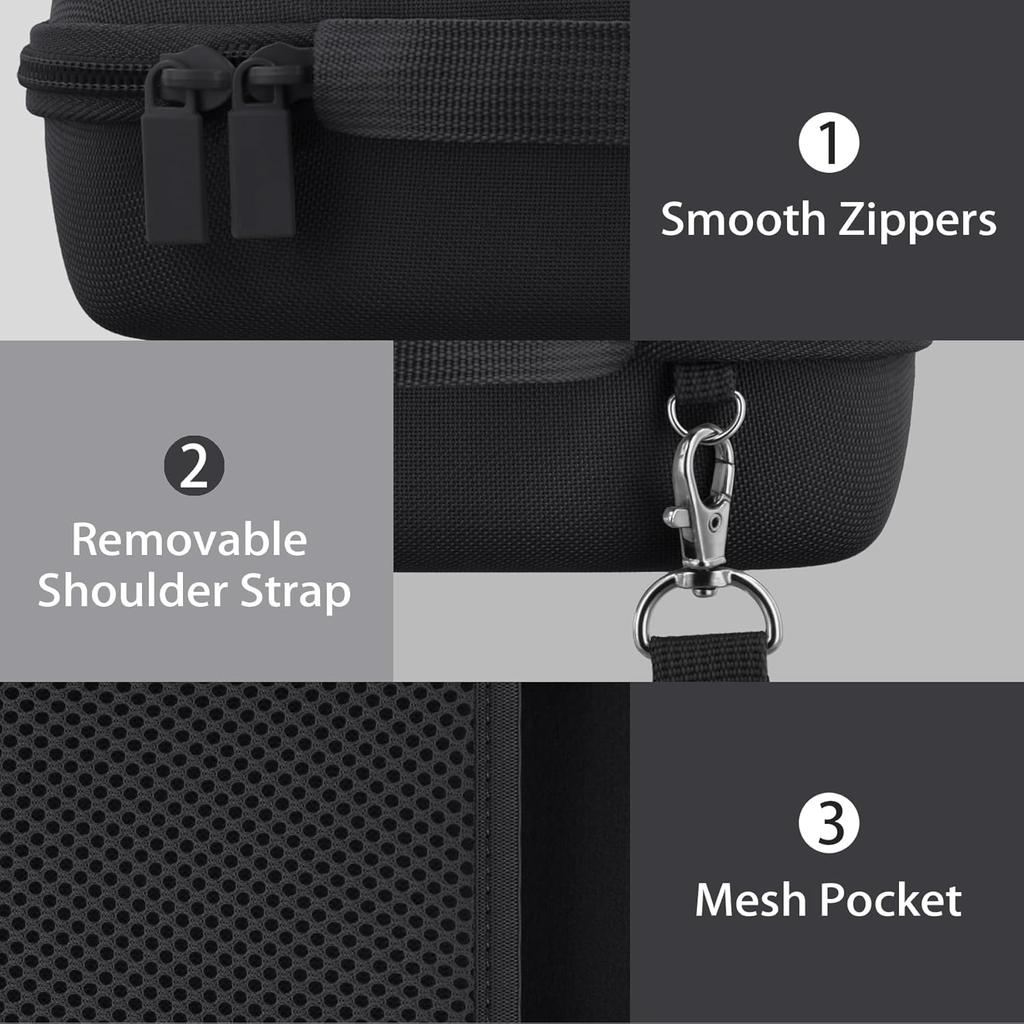 co2CREA Storage Case Compatible with Bose SoundLink Flex Portable Speaker LE (2nd Generation) and SoundLink Flex Bluetooth Speaker (Black)