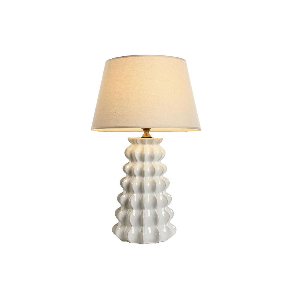 Desk lamp Home ESPRIT White Porcelain 50 W 220 V 40 x 40 x 65 cm