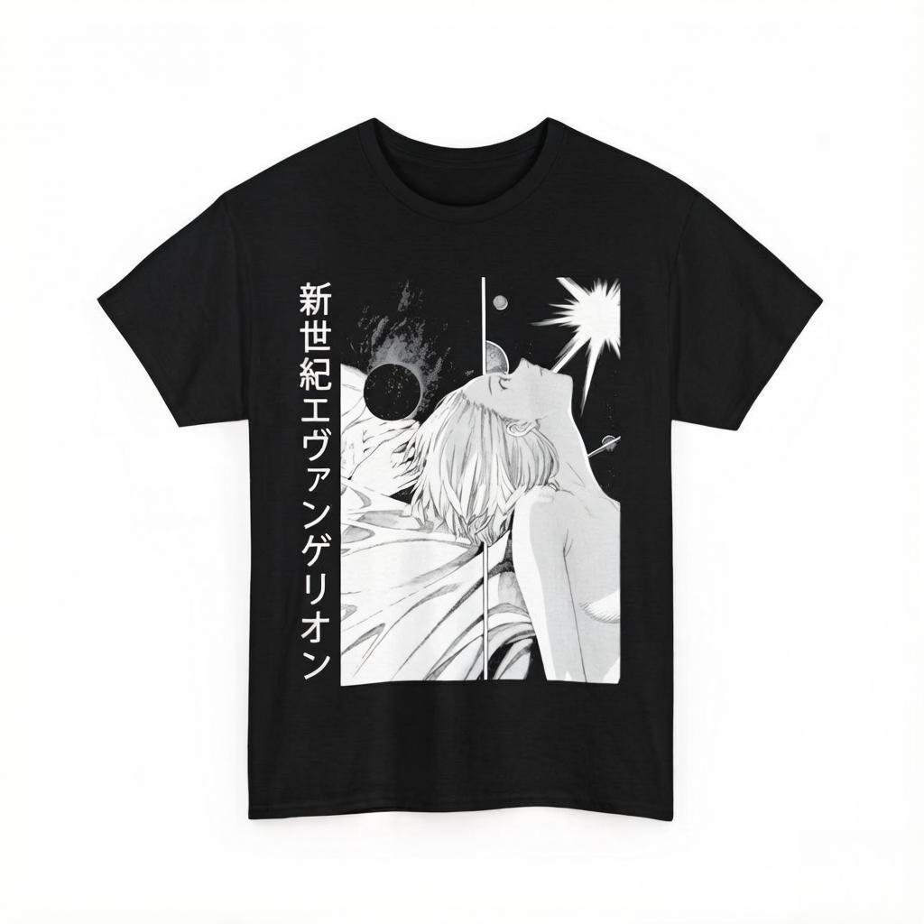 

Neon Genesis Evangelion Anime Rei Ayanami Printed Tshirt Unisexs and Womens Tshirt Unisexs Top Sports Tshirt 2026 Summer New Tee S