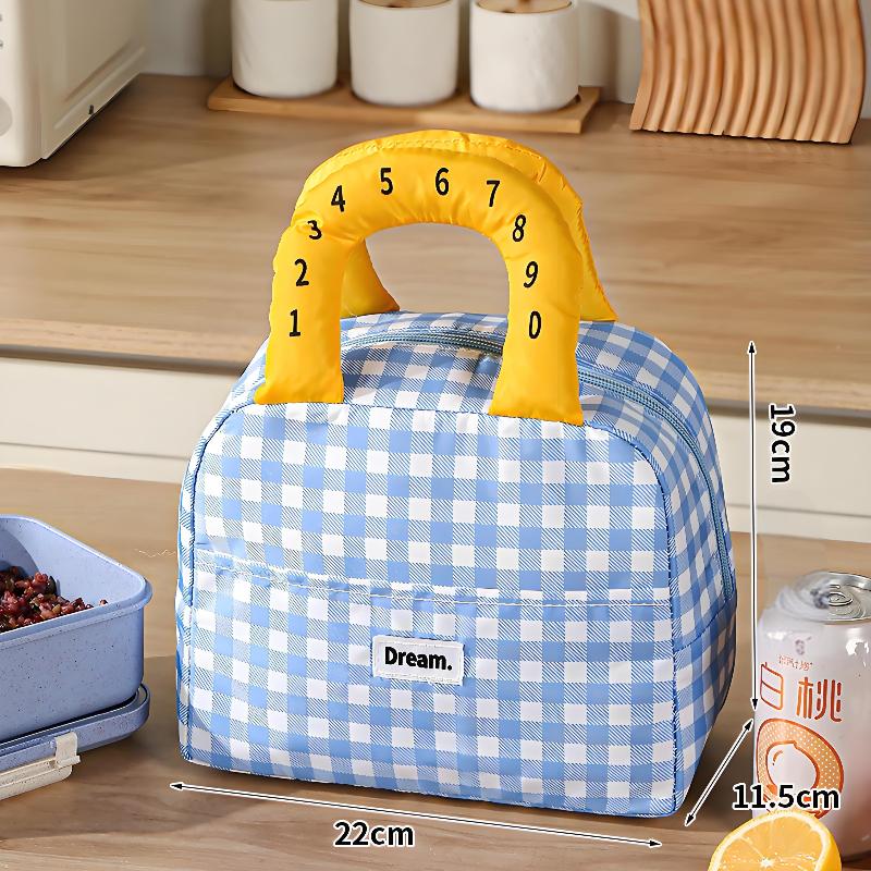 Nuova Borsa Termica per Pranzo, Borsa Termica per Studenti e Professionisti, Ideale per Portare Pranzo e Cena, Mantiene il Cibo Caldo