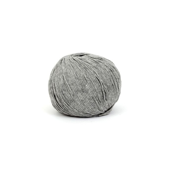 Eco Vita Recycled Cotton Cord 3mm 100g Knitting and Crochet Col. 112 Grey