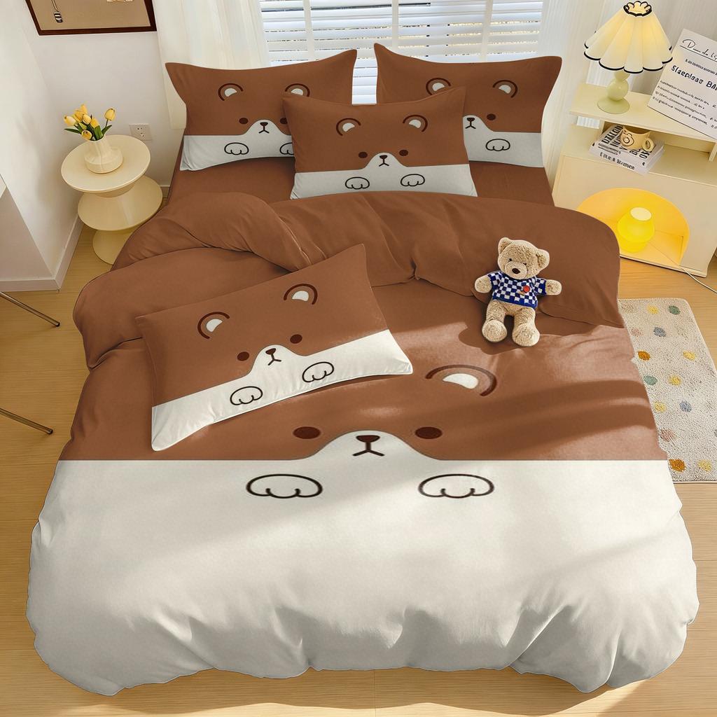 Children'S And Teenagers' Bedding Set 3D Cartoon Printed Duvet Cover Adult Child Bedroom Decoration Single Double Large Size