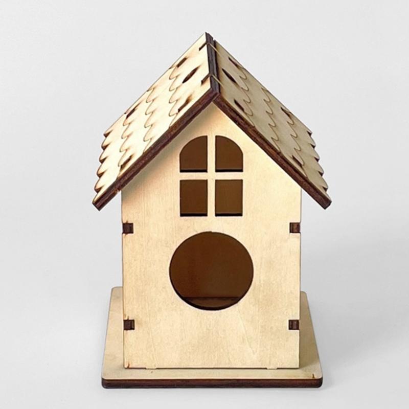 Parrot Cage House Cage Nesting Box Nest Cage Standing Hideouts Supplies DIY Bird Outdoor Nesting Box for Bird Parrot