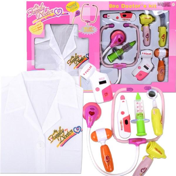 

Oz Toy Kids Doctor Hospital Play Набор халатов для врачей, розовый, популярные корейские игрушки