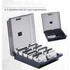 Business Card Box, 1000 Card Capacity Business Card Storage Box With A-z Index