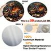 Wolvor 8-calowy Znak Ścienny BBQ Metalowa Sztuka Kuchenna Zewnętrzny Grill Impreza w Ogrodzie Prezent na Parapetówkę