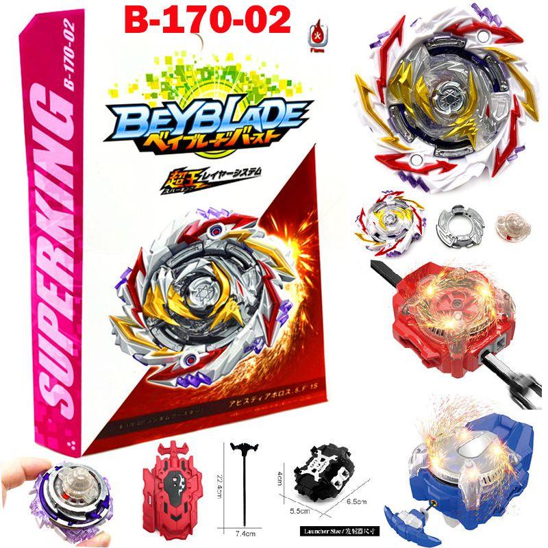 Beyblade Superking Burst B170 02 Abyss Diabolos 5 Fusion 1s Spark Launcher