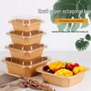Disposable Octagonal Kraft Paper Food Container 750ml