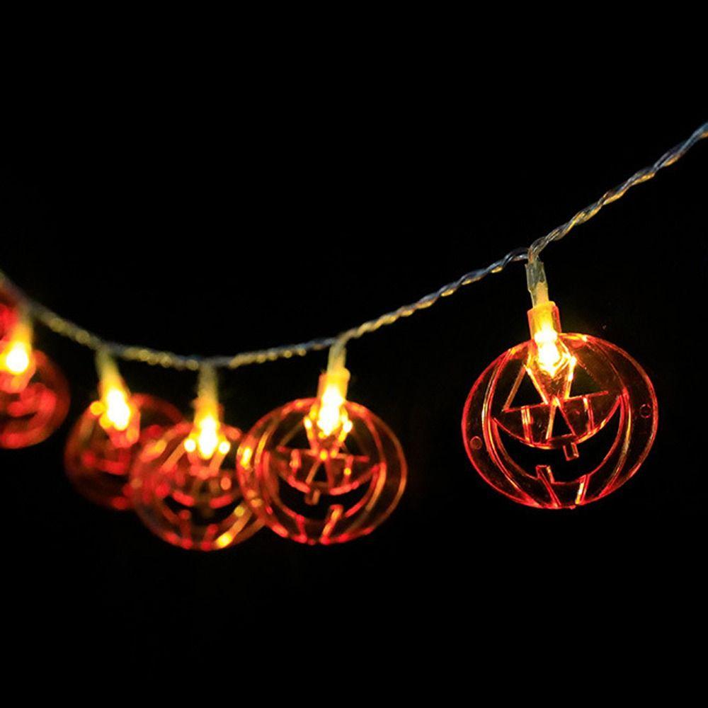 1.5m 10Led Halloween Village Pumpkin Halloween Decor Lamp Halloween Decorations for Home Bar