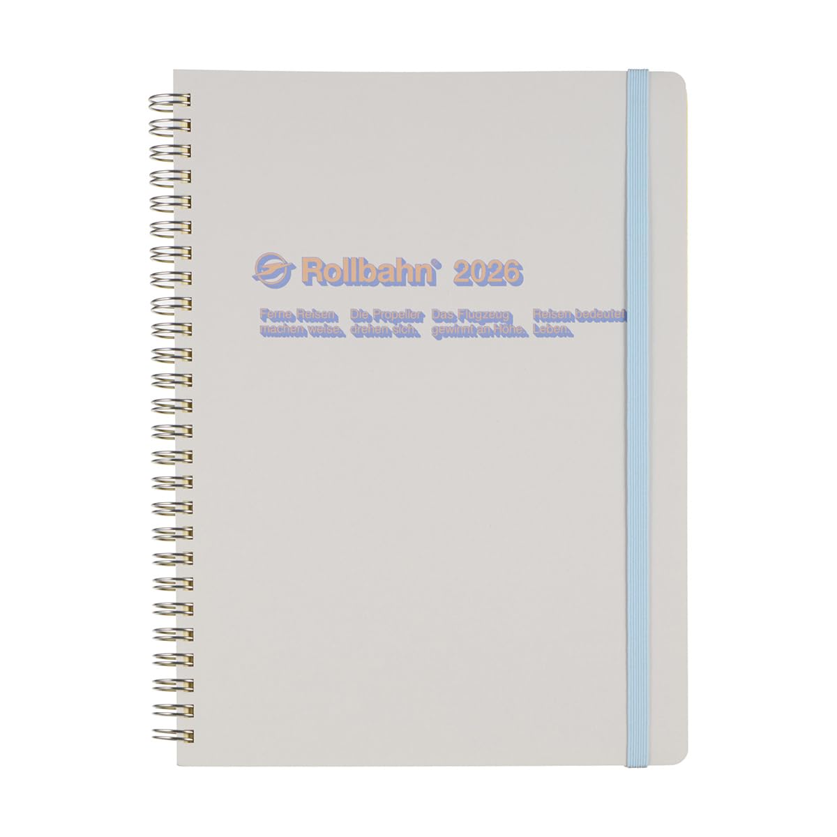 

Планировщик Delfonics, издание 2026 / Начало с октября 2025: Ежемесячный планер Rollbahn Drop XL (белый)