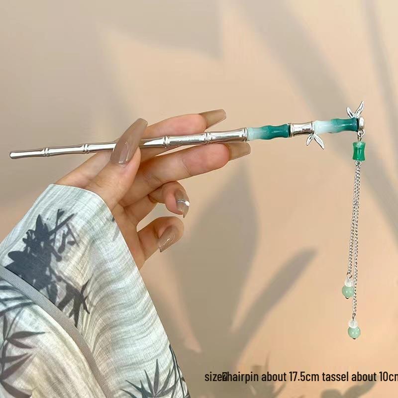 Tassel Flower Hairpin: Elegant Chinese Style Hanfu & Qipao Hair Accessory for Women