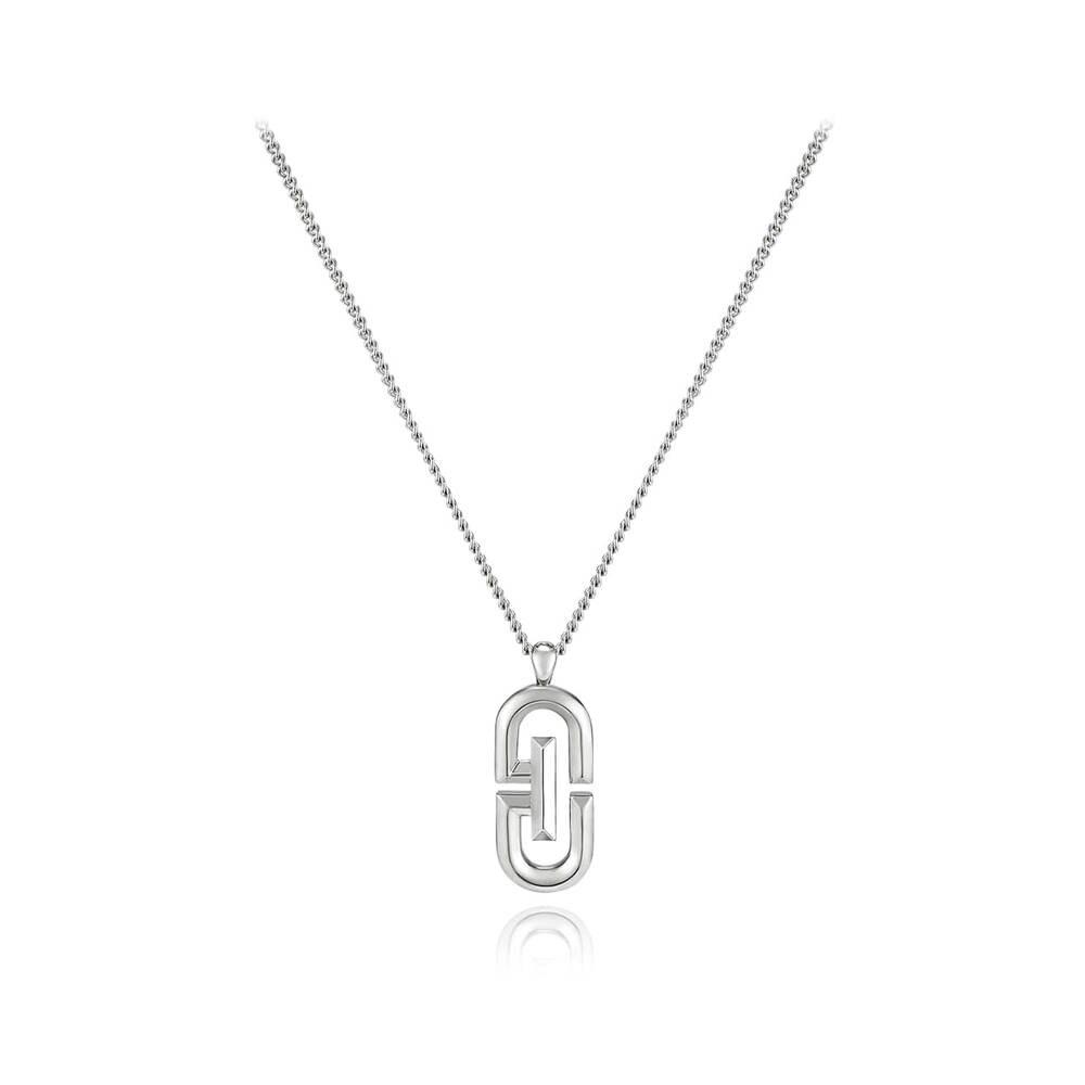 Geiger Colier Semnătură Simplu Argintiu Gisvnn035