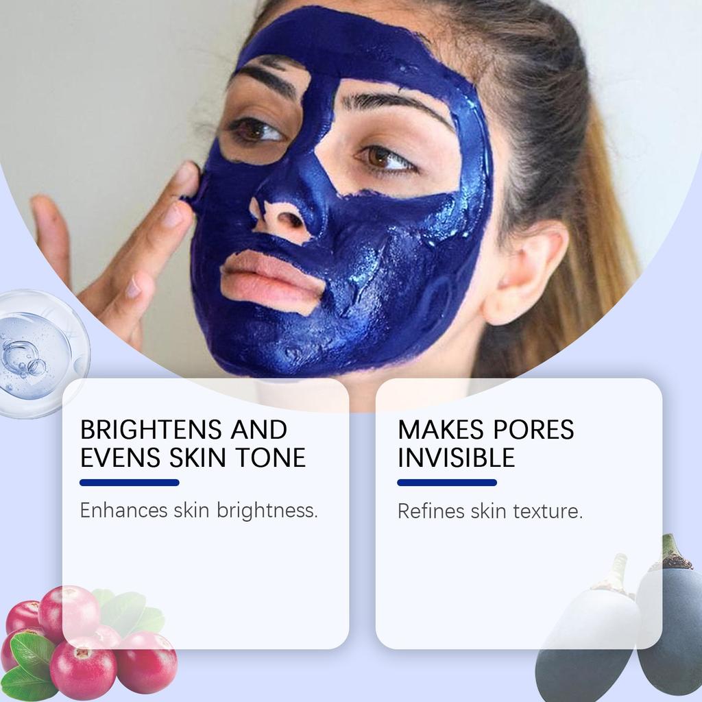 Nila Blue Powder Facial Mask Powder Moisturizing And Softening The Skin 100g