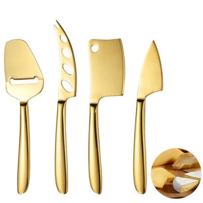 Tagliacaseo con Manico Ergonomico in Acciaio Inossidabile Finitura a Specchio Utensili Taglierino Resistente alla Ruggine per Pasticceria Occidentale