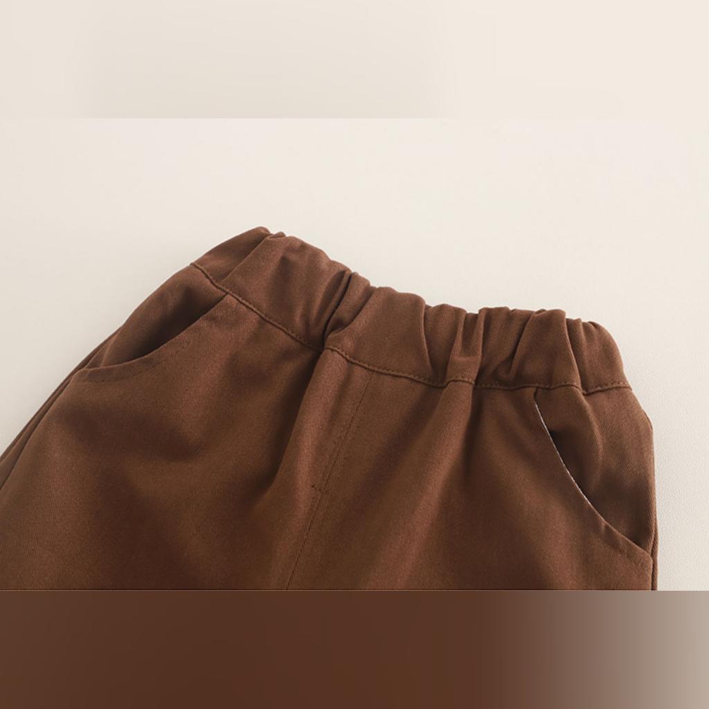 Kids Casual Long-Sleeve Set, Comfortable Daily Wear Outfits