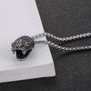Retro Snake Head Men's Trendy European and American Simple Hip-hop Jewelry Women's Necklace Pendant
