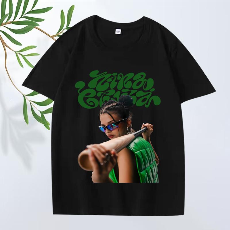 Tričko s grafikou Nina Chuba Classic ve vintage stylu 2025 pánské dámské Nadměrné 100% bavlna s krátkým rukávem Letní potisk Unisex topy