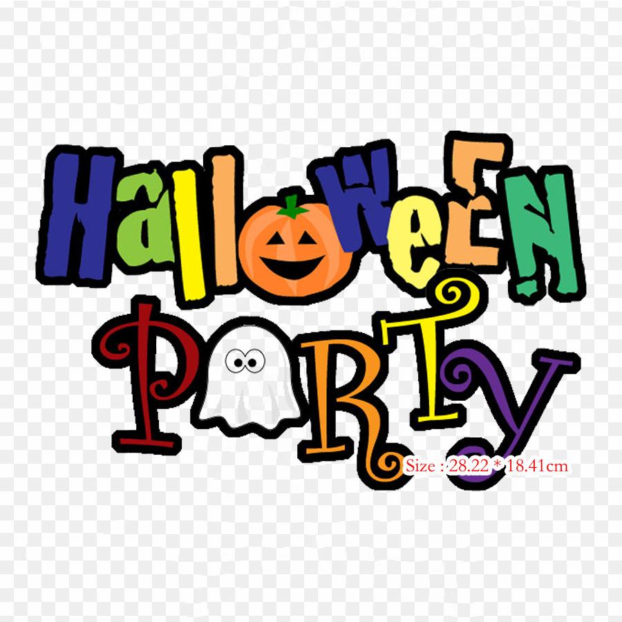 Halloween Kids Jack O' Lantern Iron on Heat Transfer Printing Vinyl Patches Sticker for Clothes DIY Appliques Washable Patches