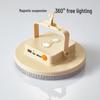 Rechargeable Magnetic Crystal Saucer Lamp: Portable Hanging Light for Camping and Outdoor Use