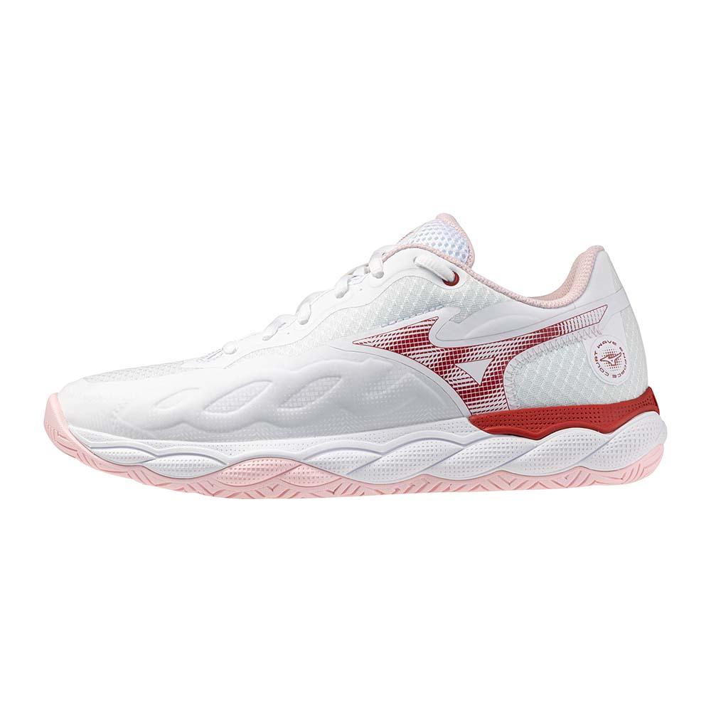 

Mizuno WAVE ENFORCE COURT Tennis Shoes Unisex Low top White/Pink 61GA243362 40