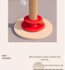 Vertical Sisal Cat Scratch-Resistant Post with Cat Teaser Toy for Self-Amusement and Boredom Relief