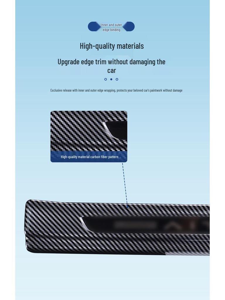 Nano 06 Threshold Strip: Welcome Pedal, Trunk Guard, and Tail Door Protection Trim