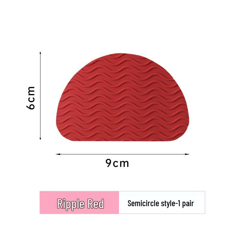 Water Ripple Non-Slip Silicone Heel Stickers