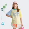 Unisex Children's Striped Lyocell Lightweight Short Sleeve T-Shirt