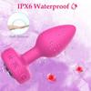 Anal Plug Vibrator for Men Butt Plug Portable Massager Wireless Remote Control Dildo Vibration Sex Toys for Male Adult Toys