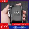 2025 Hete Autosleutel Signaal Afschermende Tas Rits PU Leer Anti-Diefstal Sleuteletui Houder voor Mazda 3 Mazda 6 CX3 CX5 MP MS Axela Atenz