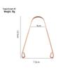 Pure Copper Tongue Scraper and Cleaner – Portable Tongue Brush Tool for Effective Oral Hygiene