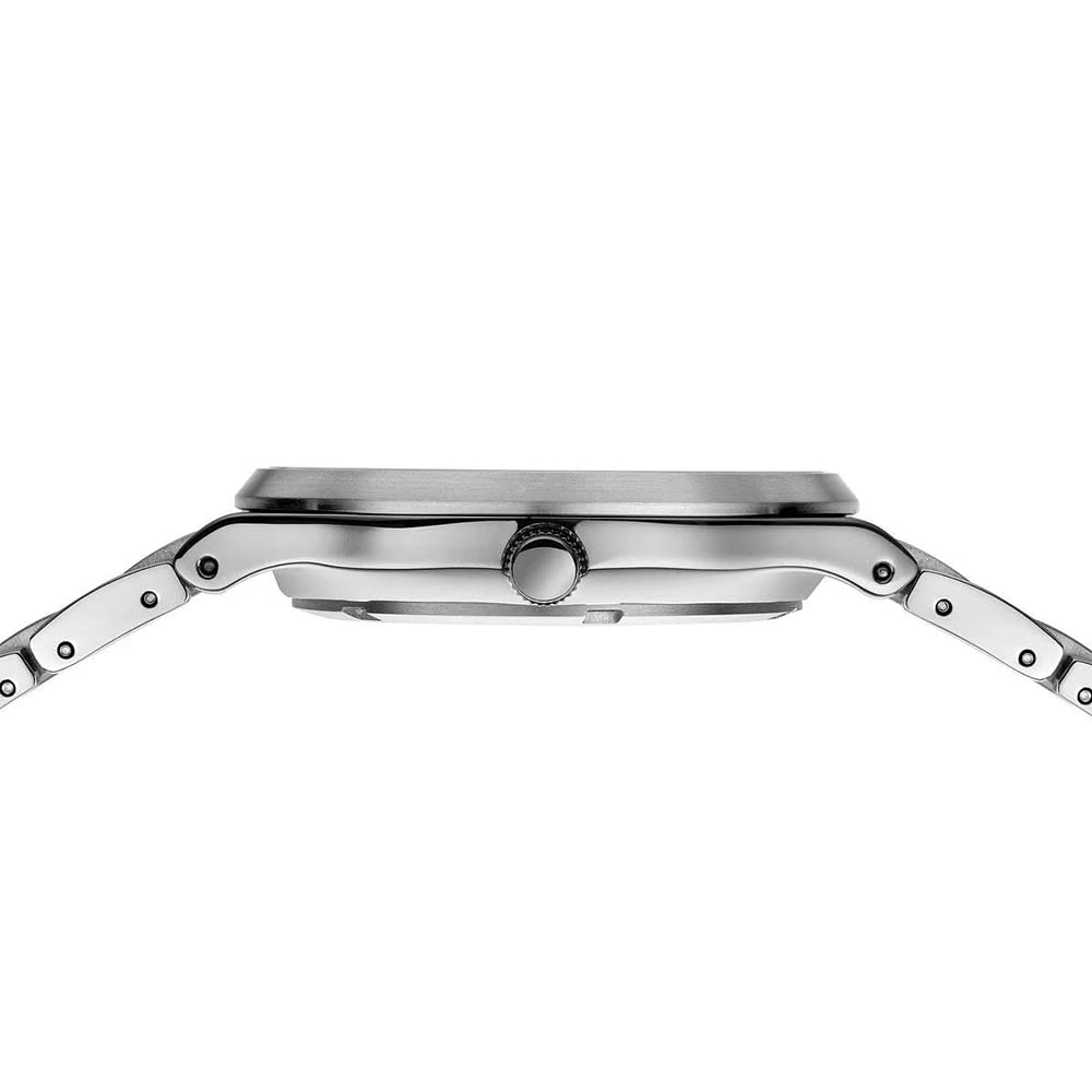 BERING Analog Solar Collection Model Titanium Strap Sapphire Crystal Link Officially Sapphire Men's Watch, 15239-777, & Belt, Imported, 3-Year