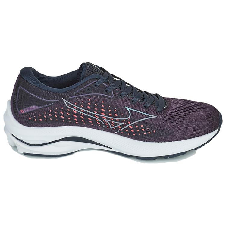 Mizuno Wave Rider 25 Comfortable Shock Absorption Non-Slip Support Low-Top Running Shoes Women Sneaker J1GD210358