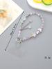 Creative New Acrylic Hug Bear Wrist Style Heart Pendant Anti Loss Mobile Phone Pendant Accessory With Transparent Card