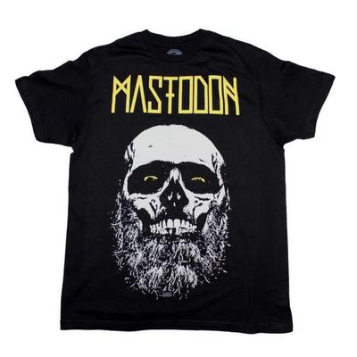 MASTODON T-Shirt Totenkopf Bart Admat Heavy Metal Band Lizenziertes Herren-T-Shirt