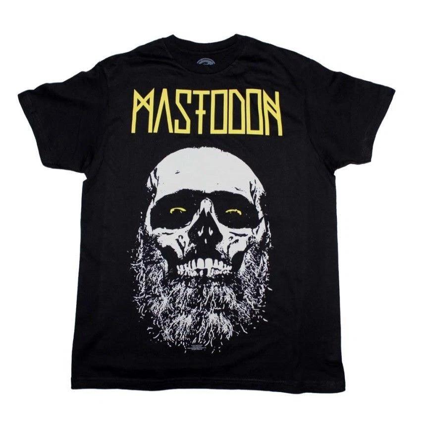 MASTODON T-shirt Skull Beard Admat Heavy Metal Band Licensed Men s Tee XXL