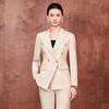 Tluoman Women's Professional Suit Set with Straight Pants