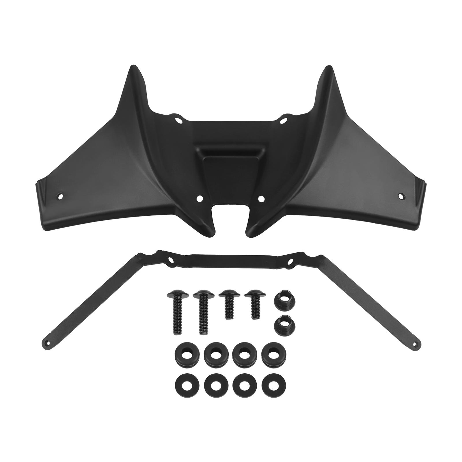 

Для Honda CB750 HORNET CB 750 Downforce Naked Frontal Spoilers Winglet Aerodynamic Wing Deflector Beak Nose Cone Front Spoiler чёрный