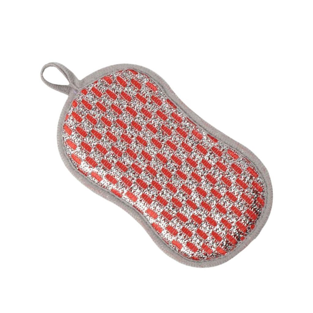 Dual Sided Scrub Sponge Multi Purpose Non Damage for Home Kitchen Reusable Dishwashing