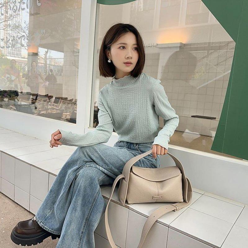 Women's Fashion Retro Large-capacity Shoulder Bag, Cow Leather Messenger Bag