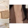 Fashion Titanium Steel Love Heart Pendant Necklace With Alphabet Charms For Women And Men